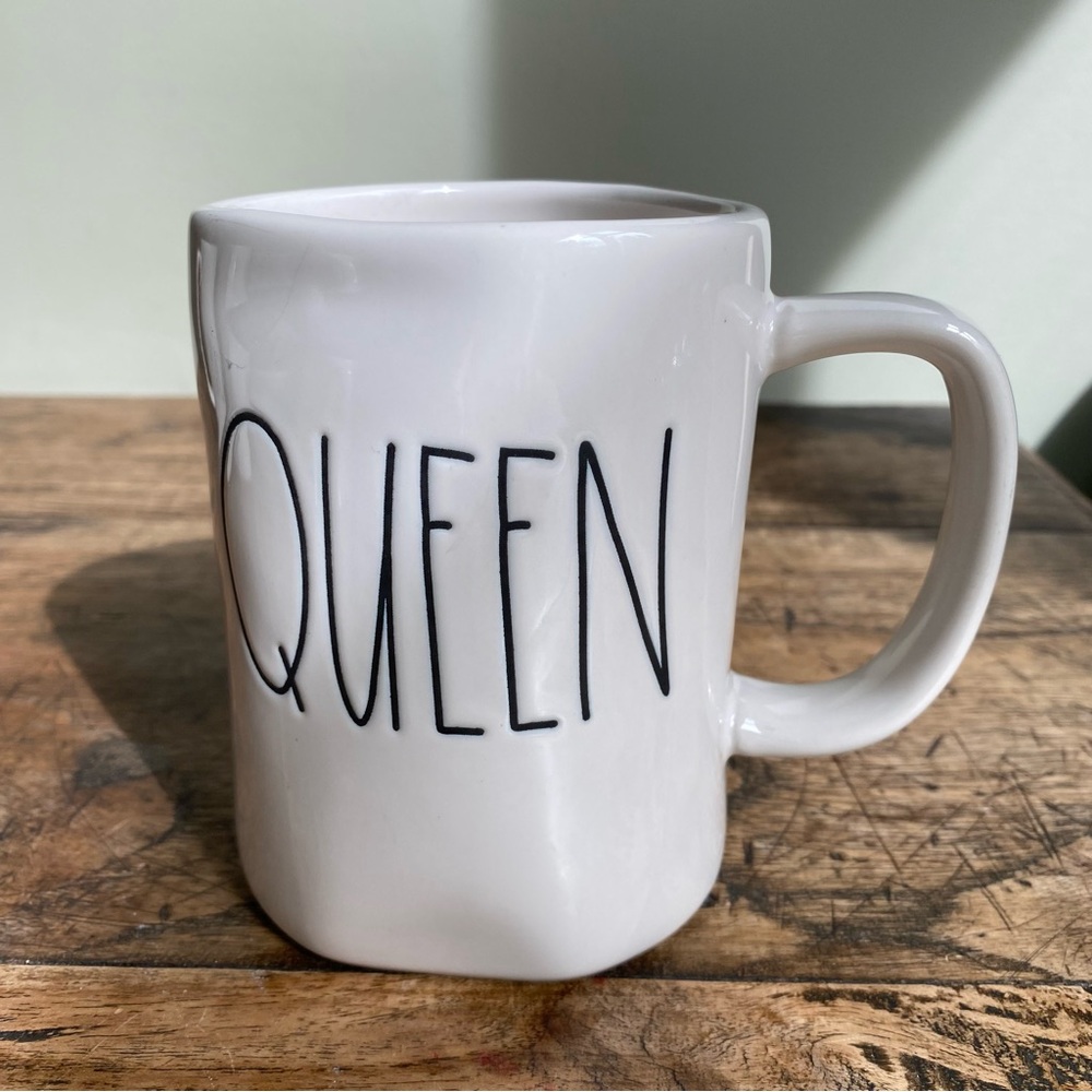 Ray Dunn QUEEN Mug Cup by Magenta Artisan Collection Barn Farmhouse Cottage